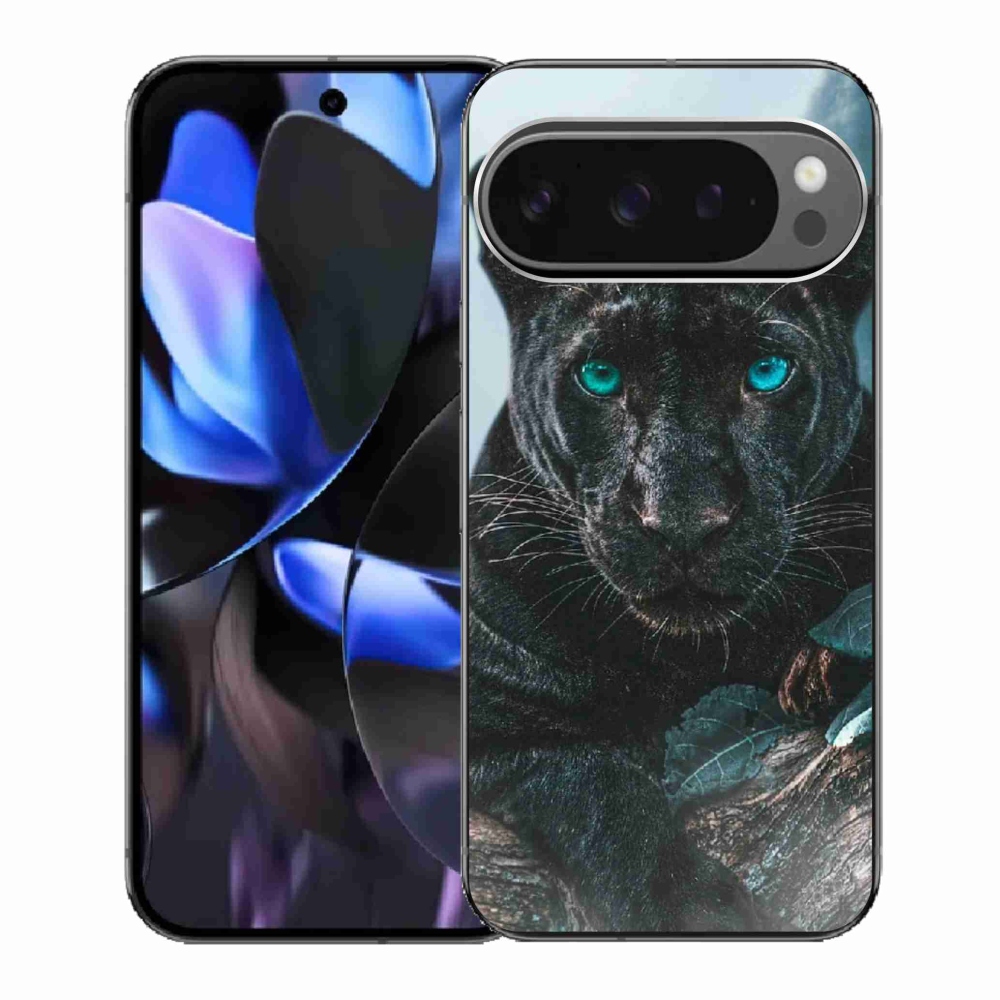 Gelový kryt mmCase na Google Pixel 9 Pro - černý panter