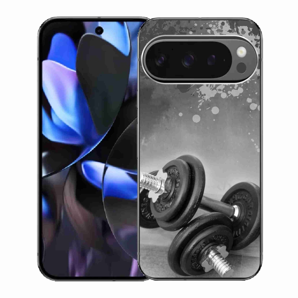 Gelový kryt mmCase na Google Pixel 9 Pro - činky 1