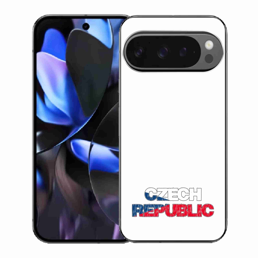 Gelový kryt mmCase na Google Pixel 9 Pro - Czech Republic bílé pozadí