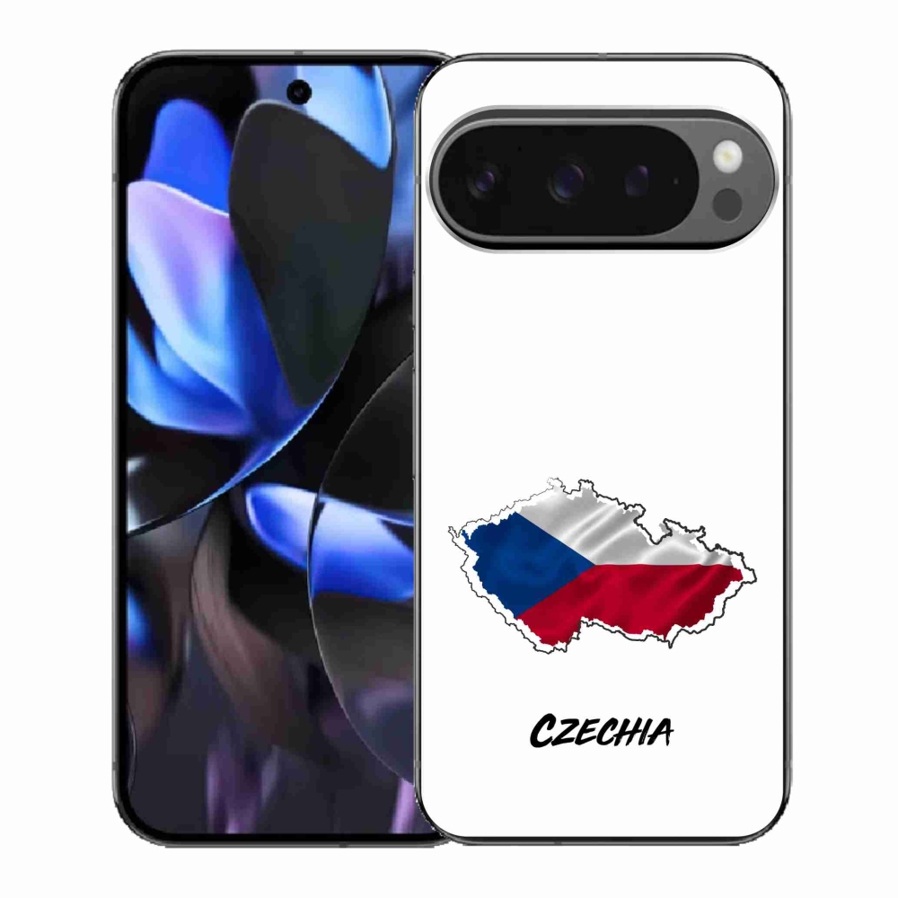 Gelový kryt mmCase na Google Pixel 9 Pro - Czechia bílé pozadí