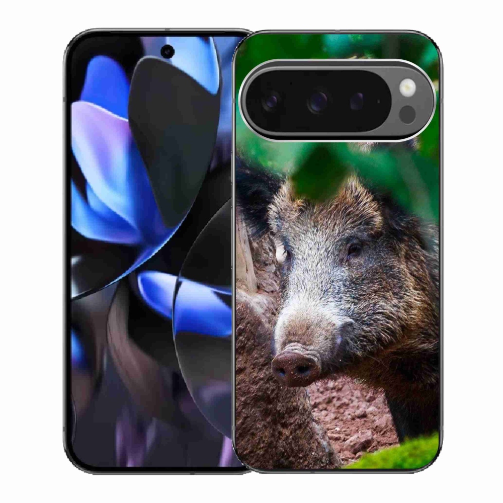 Gelový kryt mmCase na Google Pixel 9 Pro - divoké prase