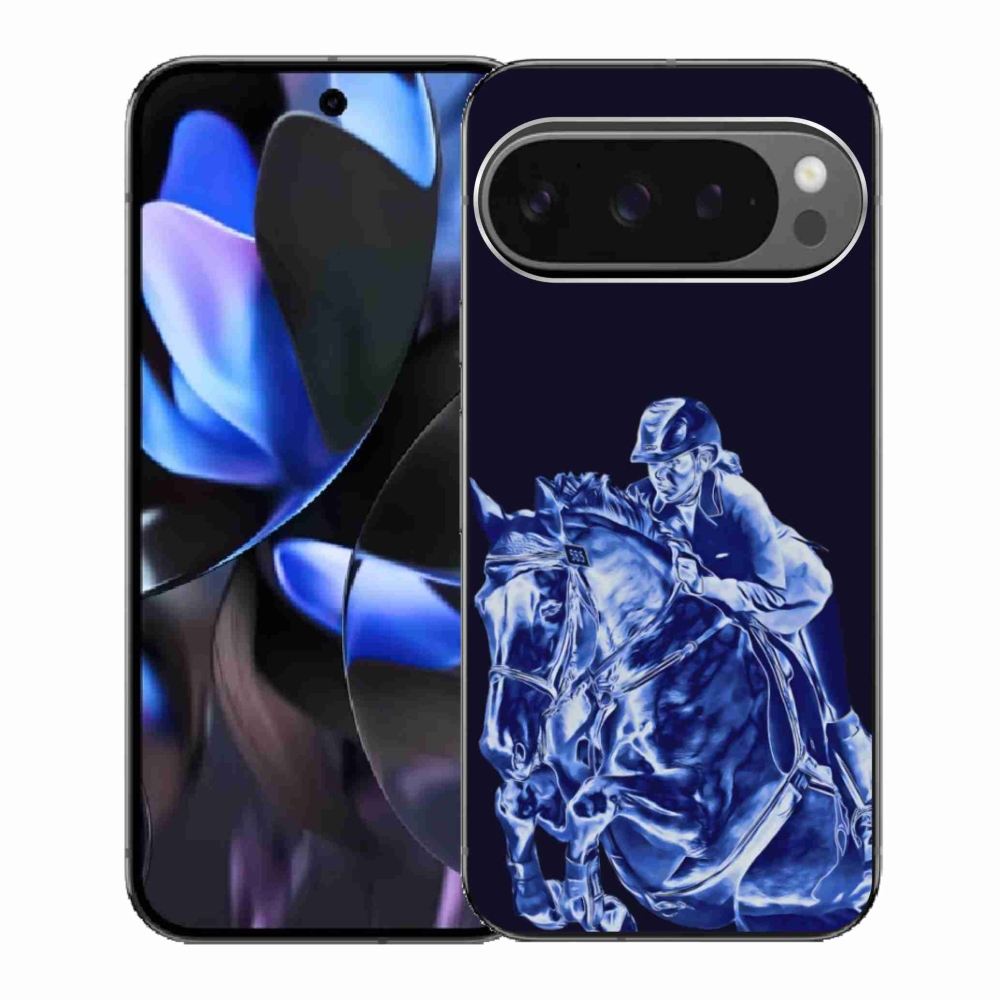 Gelový kryt mmCase na Google Pixel 9 Pro - dostihový kůň