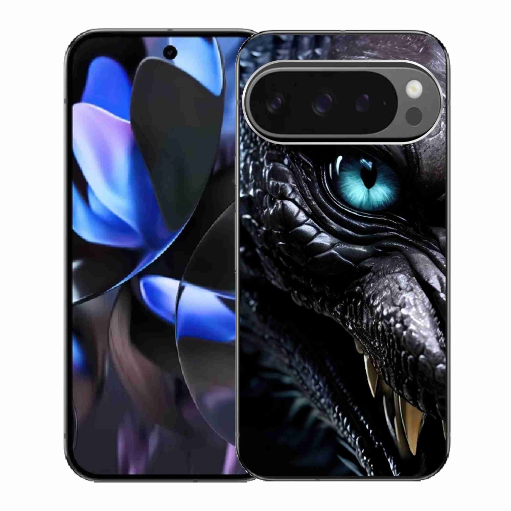 Gelový kryt mmCase na Google Pixel 9 Pro - dračí pohled