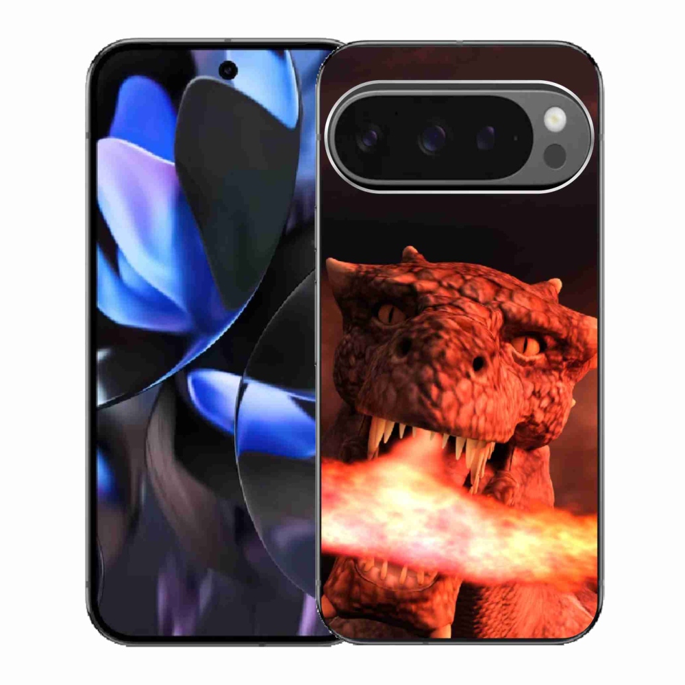 Gelový kryt mmCase na Google Pixel 9 Pro - drak
