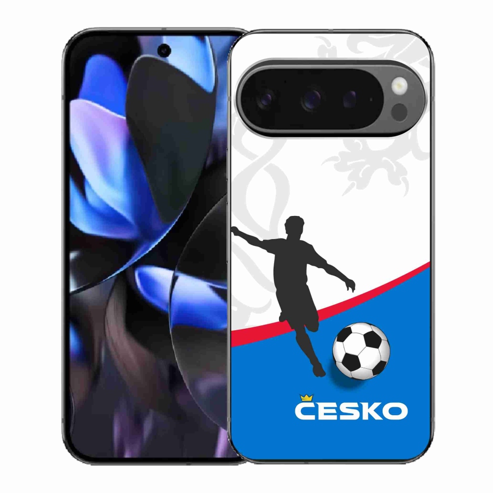 Gelový kryt mmCase na Google Pixel 9 Pro - fotbal Česko 1