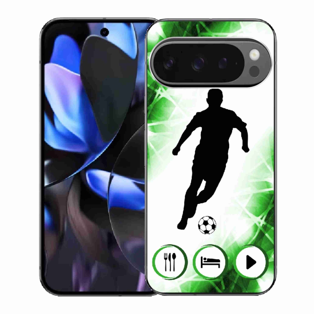 Gelový kryt mmCase na Google Pixel 9 Pro - fotbalista