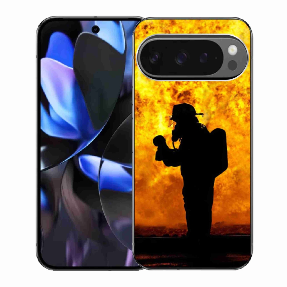 Gelový kryt mmCase na Google Pixel 9 Pro - hasič