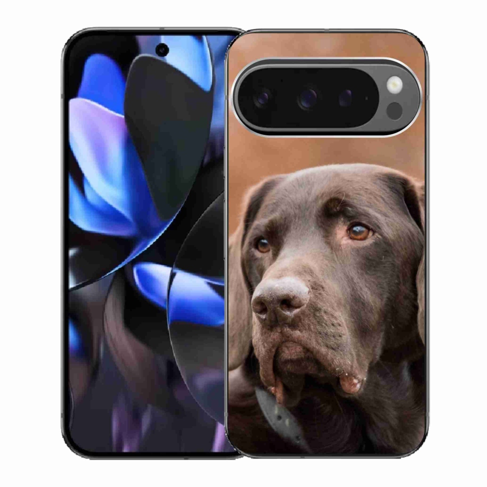 Gelový kryt mmCase na Google Pixel 9 Pro - hnědý labrador