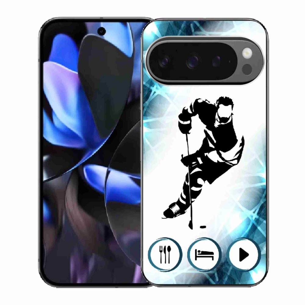 Gelový kryt mmCase na Google Pixel 9 Pro - hokej 1