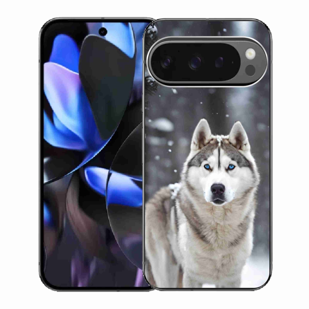 Gelový kryt mmCase na Google Pixel 9 Pro - husky 2
