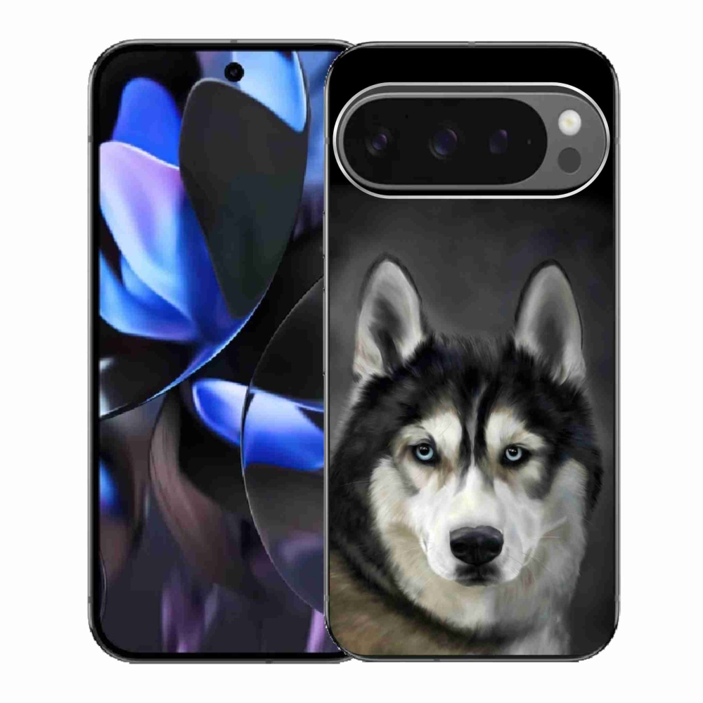 Gelový kryt mmCase na Google Pixel 9 Pro - husky