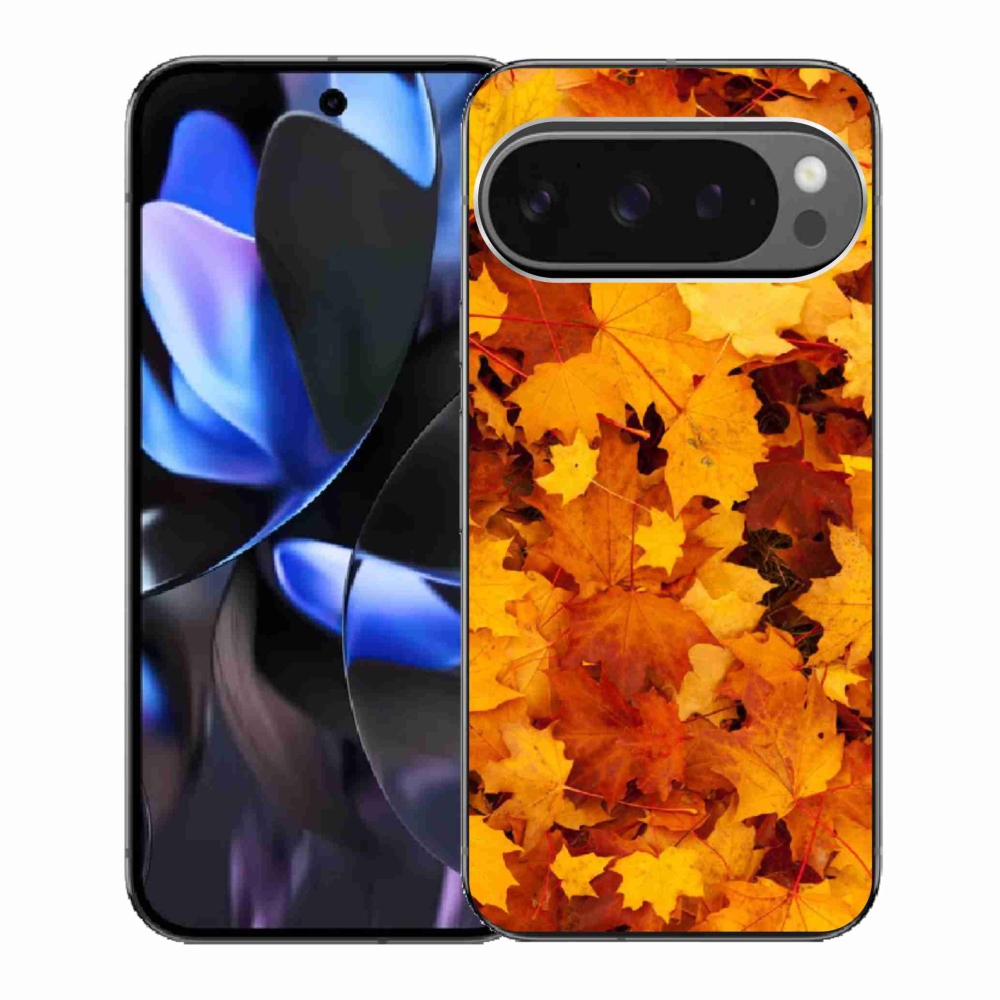Gelový kryt mmCase na Google Pixel 9 Pro - javorové listy