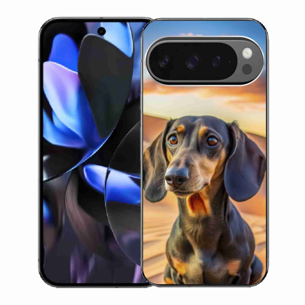 Gelový kryt mmCase na Google Pixel 9 Pro - jezevčík 3 