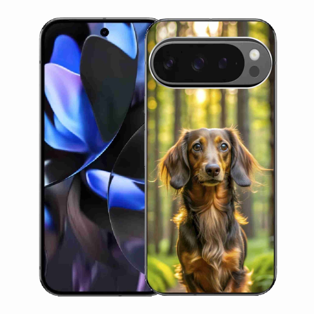 Gelový kryt mmCase na Google Pixel 9 Pro - jezevčík 4