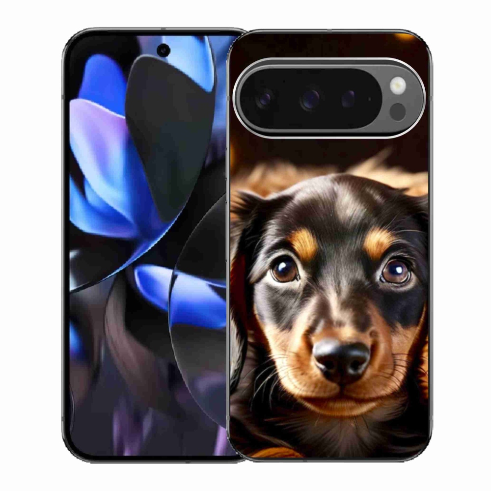 Gelový kryt mmCase na Google Pixel 9 Pro - jezevčík