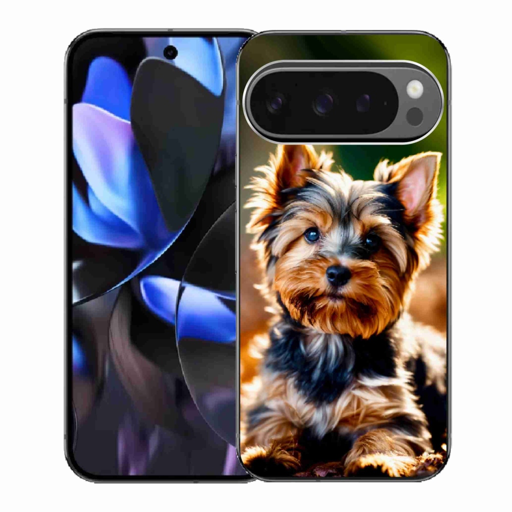 Gelový kryt mmCase na Google Pixel 9 Pro - jorkšír 10