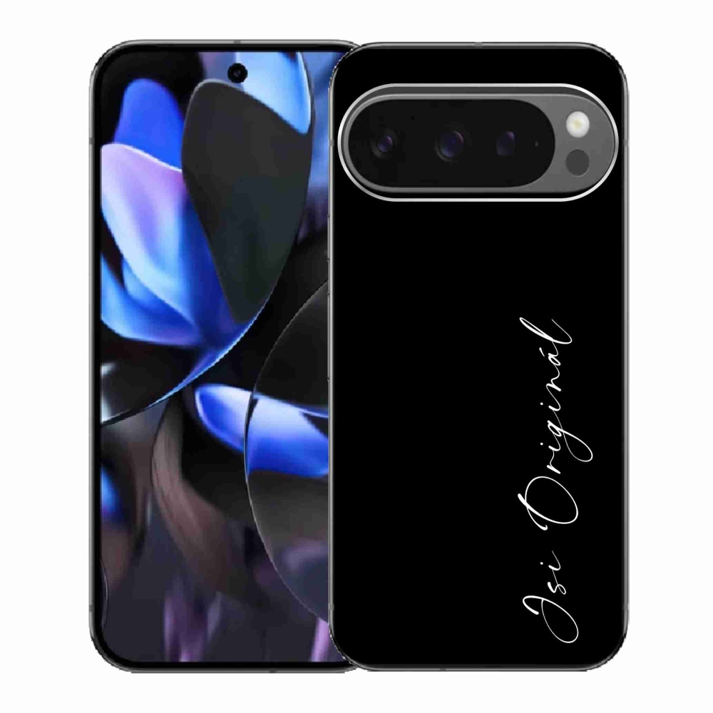 Gelový kryt mmCase na Google Pixel 9 Pro - jsi originál černé pozadí