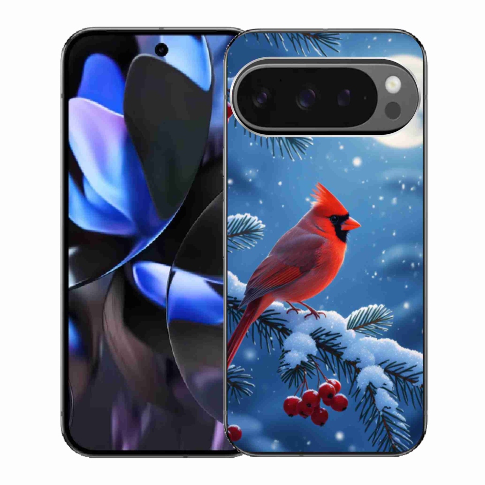 Gelový kryt mmCase na Google Pixel 9 Pro - kardinál červený