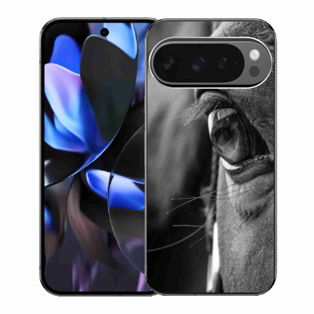 Gelový kryt mmCase na Google Pixel 9 Pro - koňský pohled