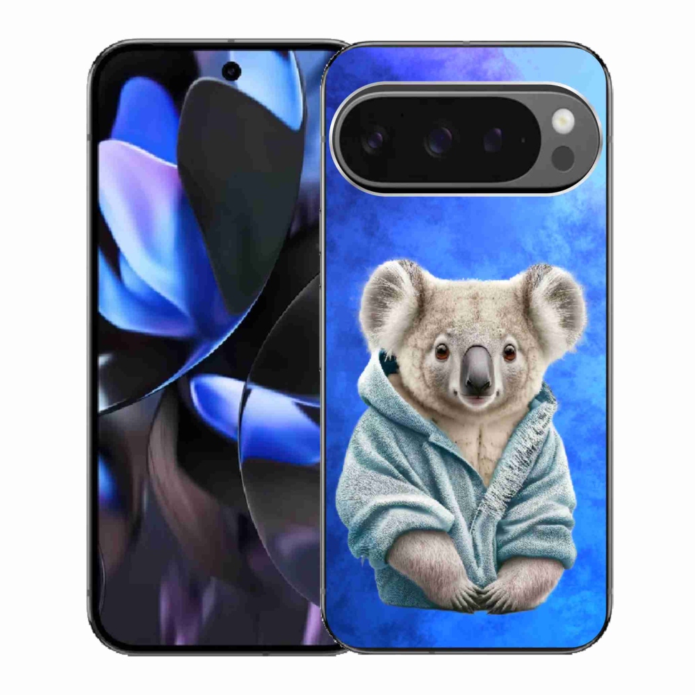 Gelový kryt mmCase na Google Pixel 9 Pro - koala ve svetru