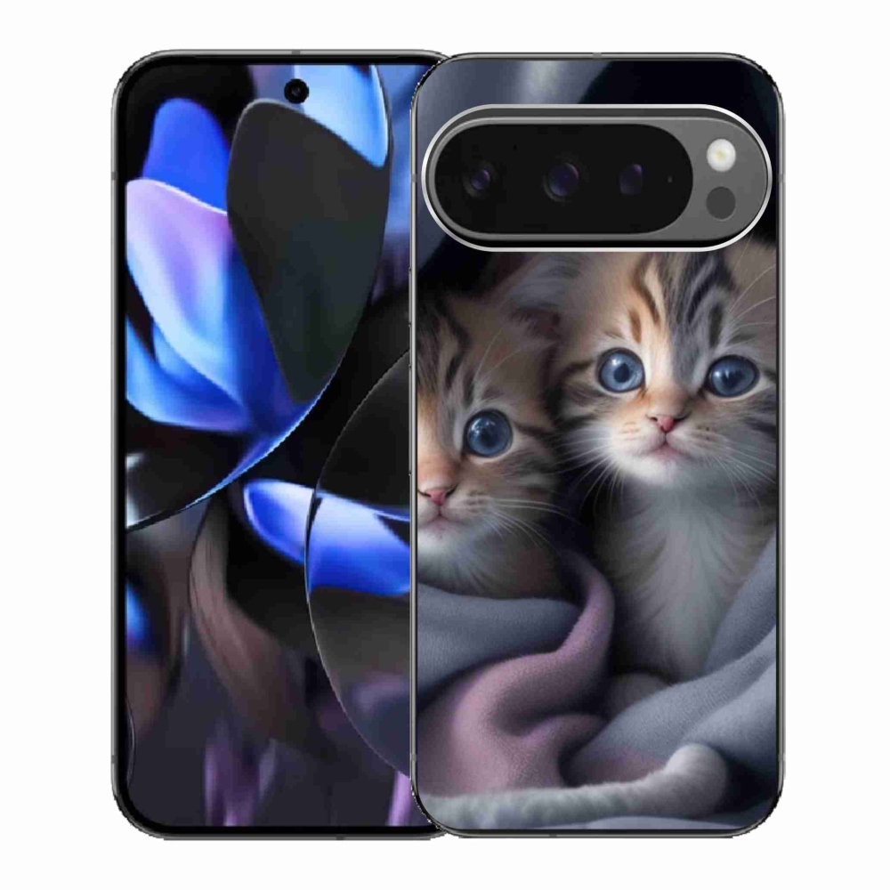 Gelový kryt mmCase na Google Pixel 9 Pro - kočičí duo 2