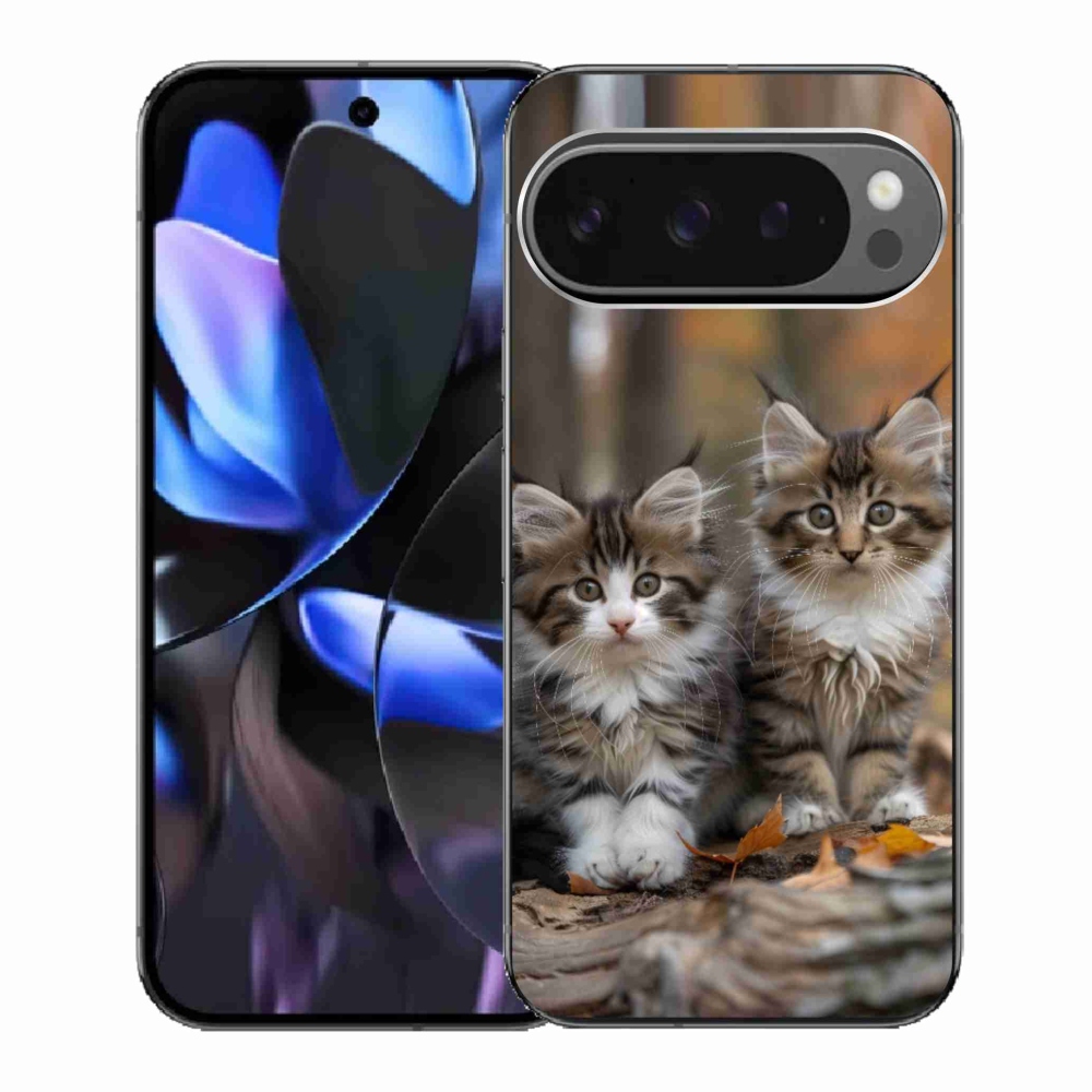Gelový kryt mmCase na Google Pixel 9 Pro - kočičí duo 3