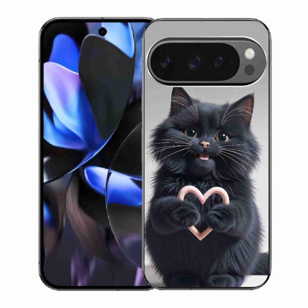 Gelový kryt mmCase na Google Pixel 9 Pro - kočičí láska 3
