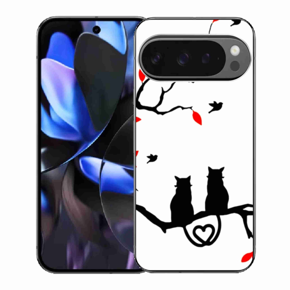 Gelový kryt mmCase na Google Pixel 9 Pro - kočičí láska