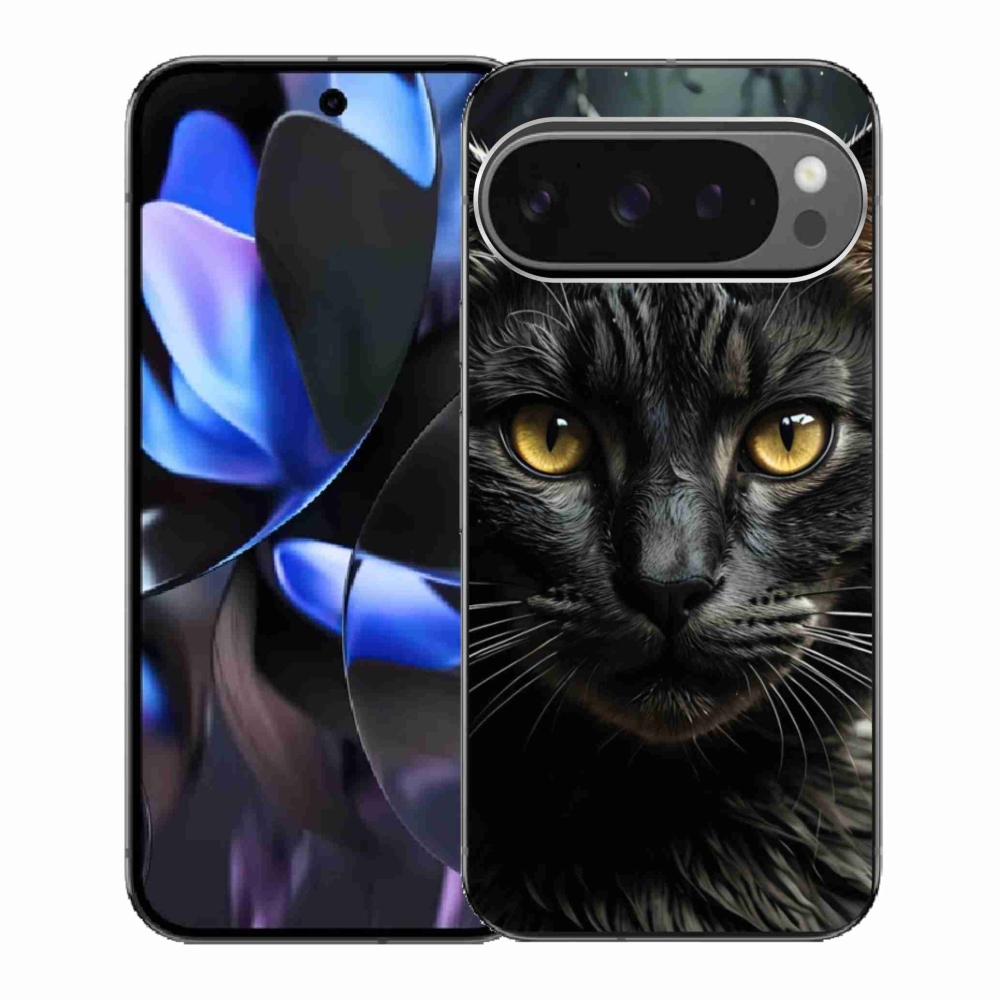 Gelový kryt mmCase na Google Pixel 9 Pro - kočičí pohled 3
