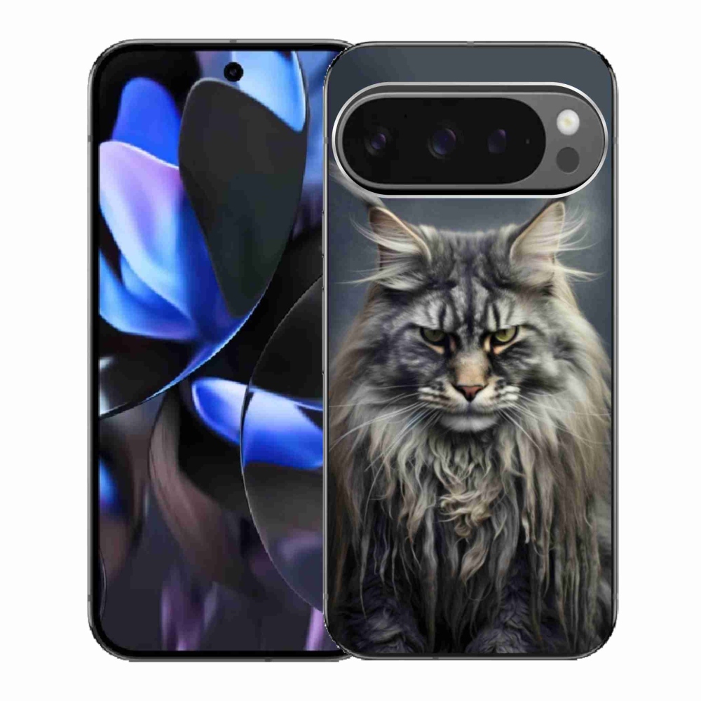 Gelový kryt mmCase na Google Pixel 9 Pro - kočíčí pohled 4