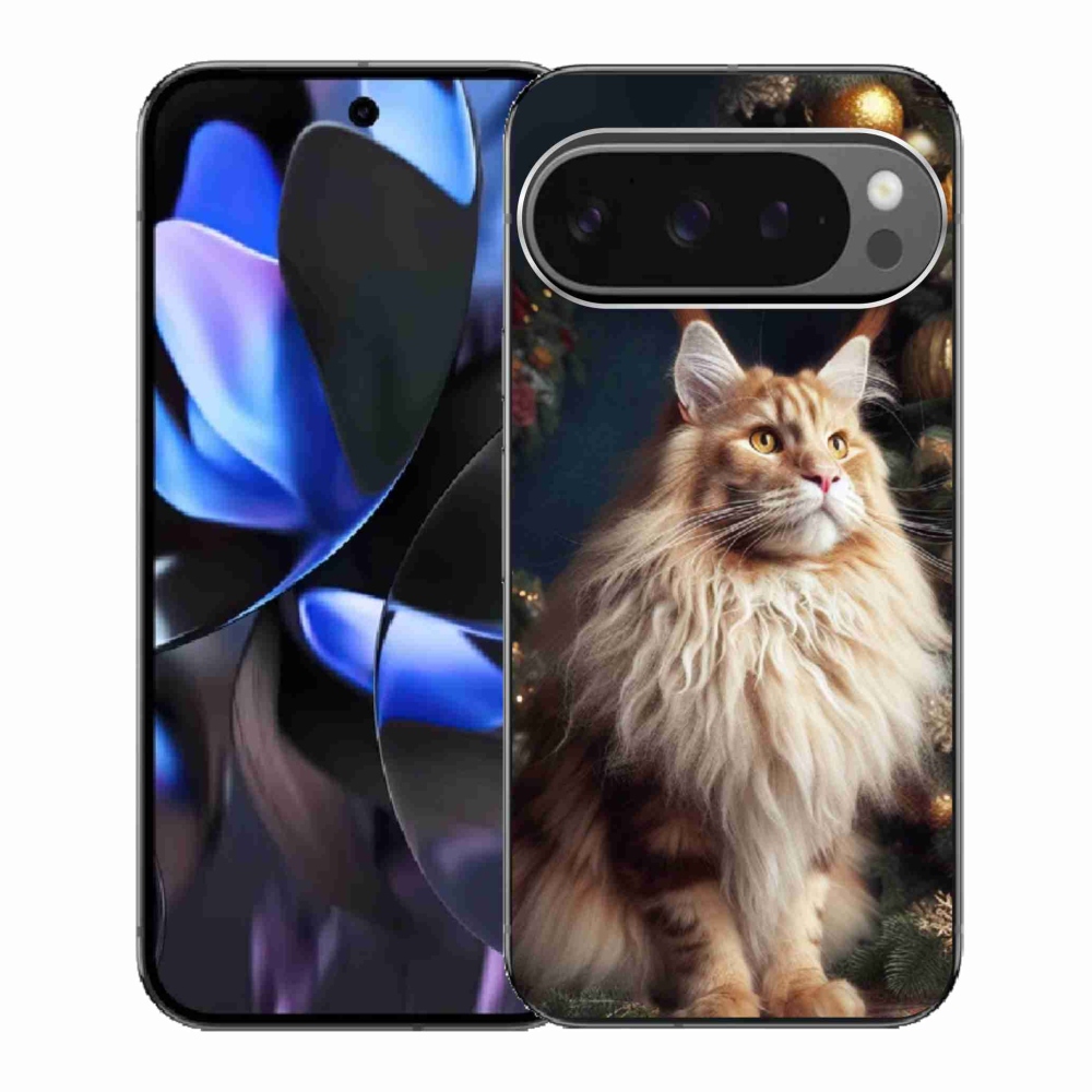 Gelový kryt mmCase na Google Pixel 9 Pro - kočka u stromku