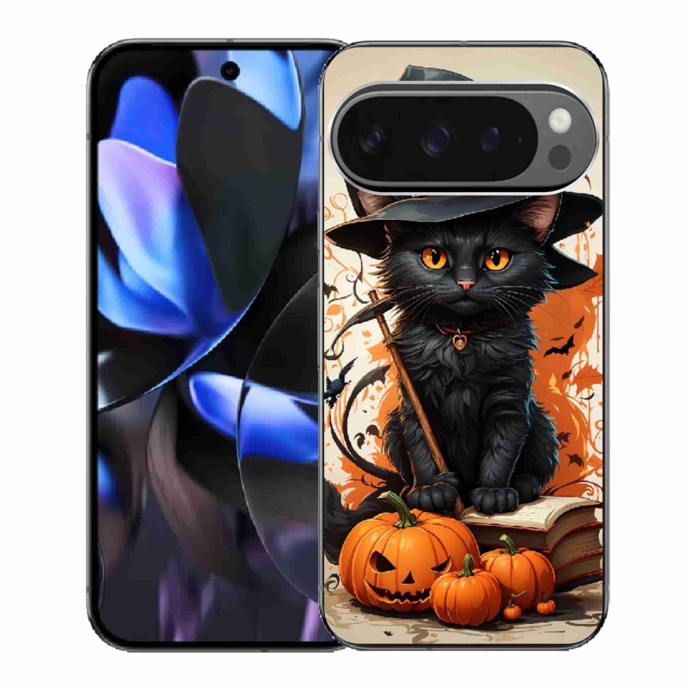 Gelový kryt mmCase na Google Pixel 9 Pro - kocour čaroděj