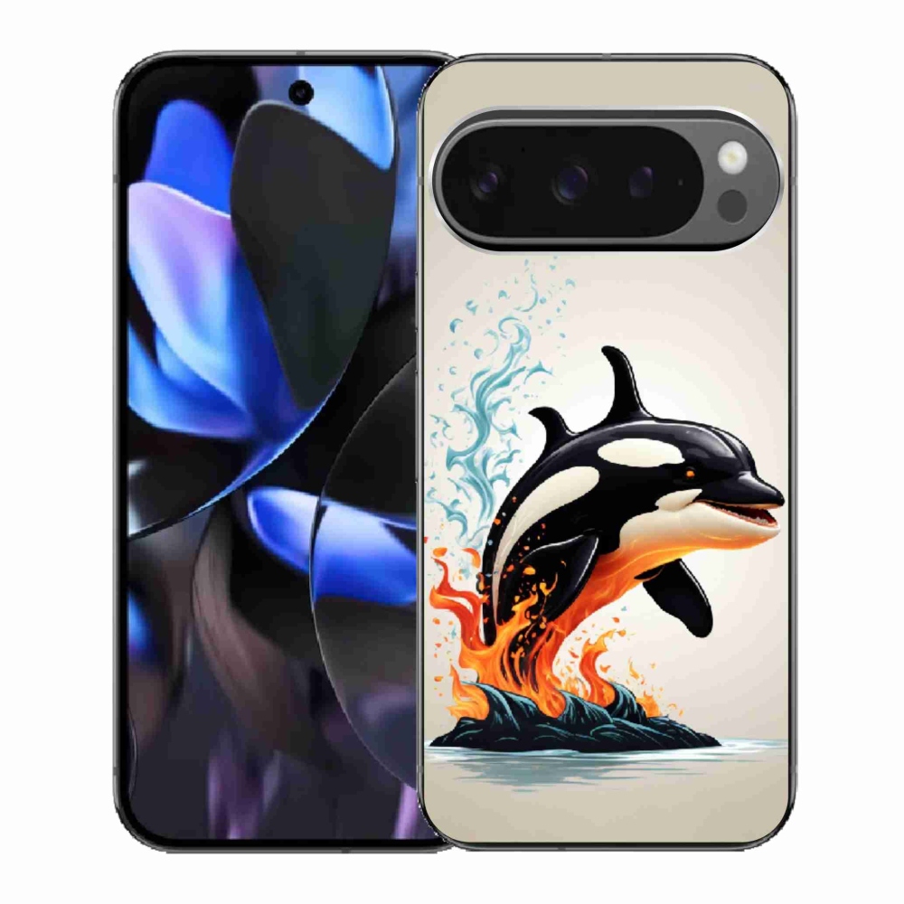 Gelový kryt mmCase na Google Pixel 9 Pro - kosatka