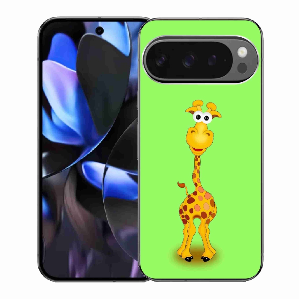 Gelový kryt mmCase na Google Pixel 9 Pro - kreslená žirafa