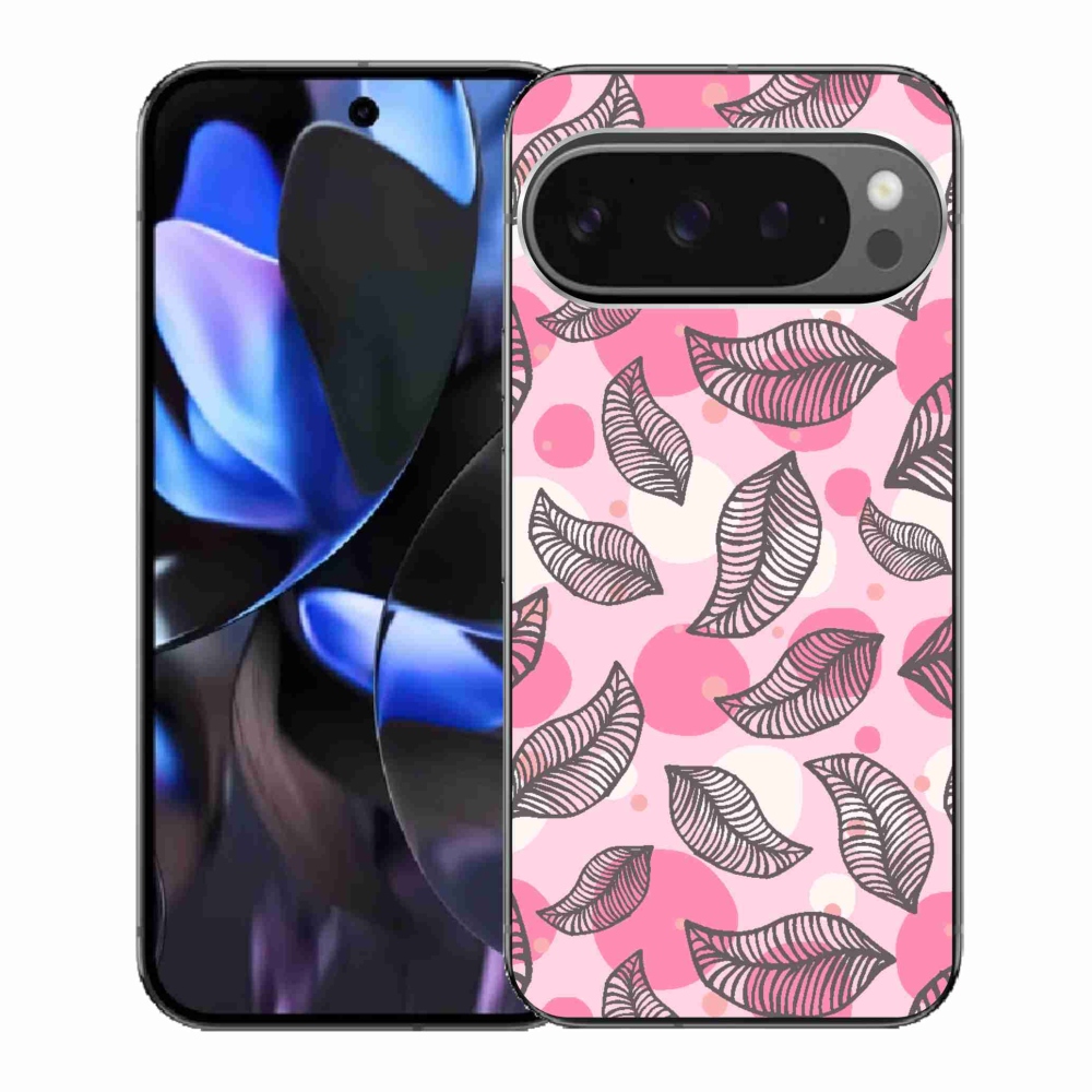 Gelový kryt mmCase na Google Pixel 9 Pro - kreslené padající listy