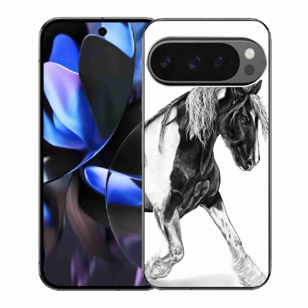Gelový kryt mmCase na Google Pixel 9 Pro - kůň
