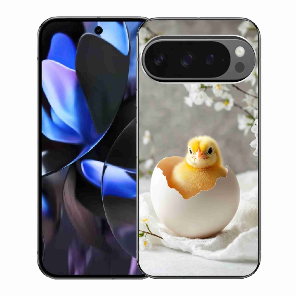 Gelový kryt mmCase na Google Pixel 9 Pro - kuřátko