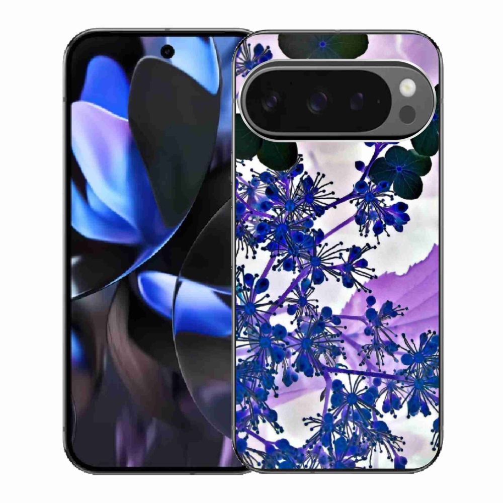 Gelový kryt mmCase na Google Pixel 9 Pro - květ hortenzie