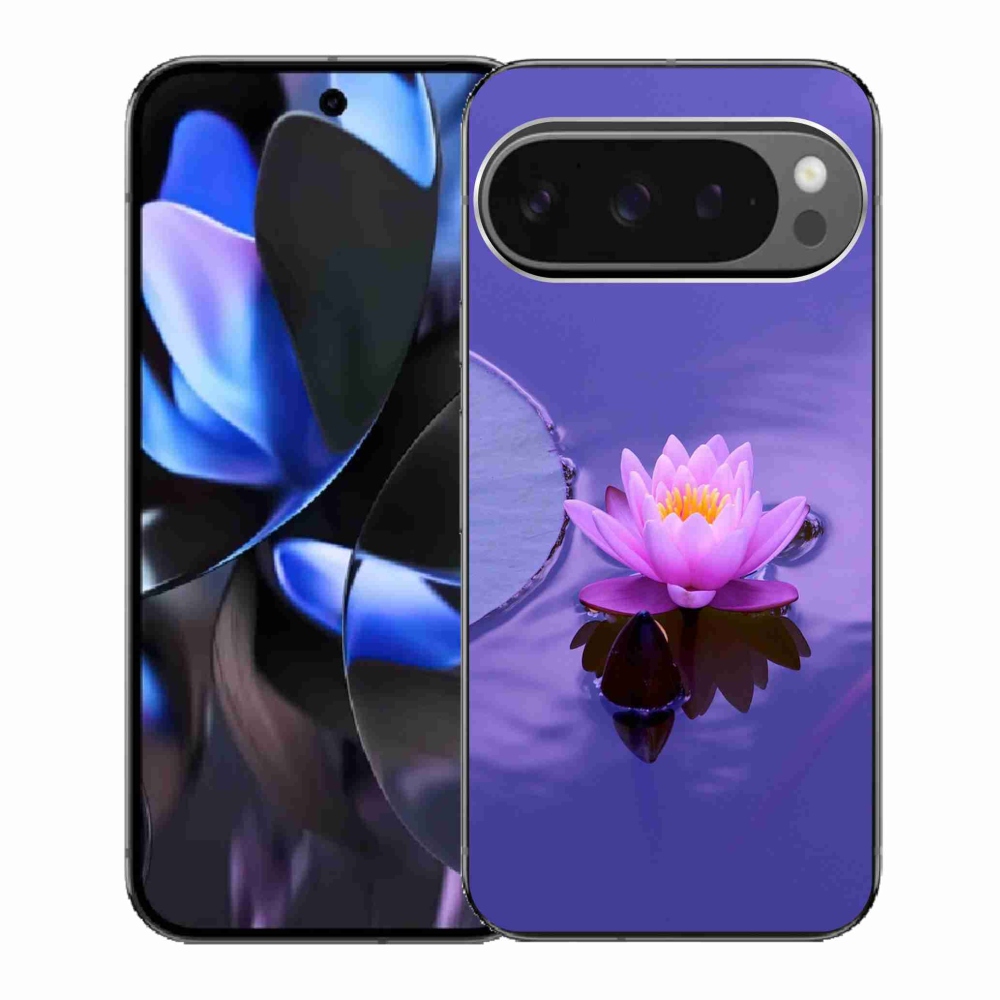 Gelový kryt mmCase na Google Pixel 9 Pro - květ na hladině
