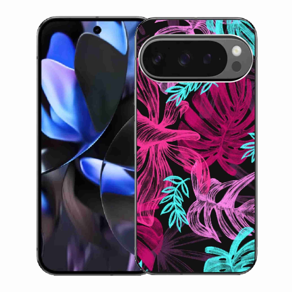 Gelový kryt mmCase na Google Pixel 9 Pro - květiny 1