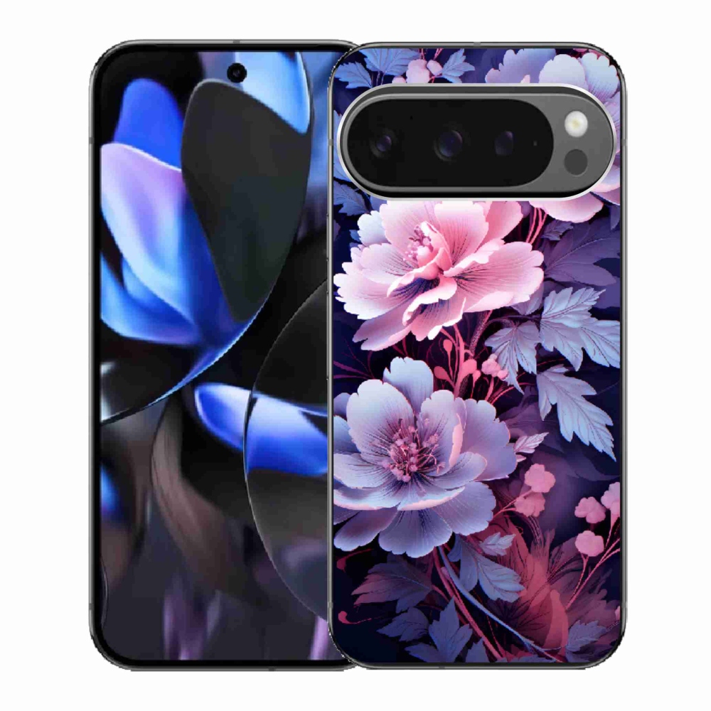 Gelový kryt mmCase na Google Pixel 9 Pro - květiny 11