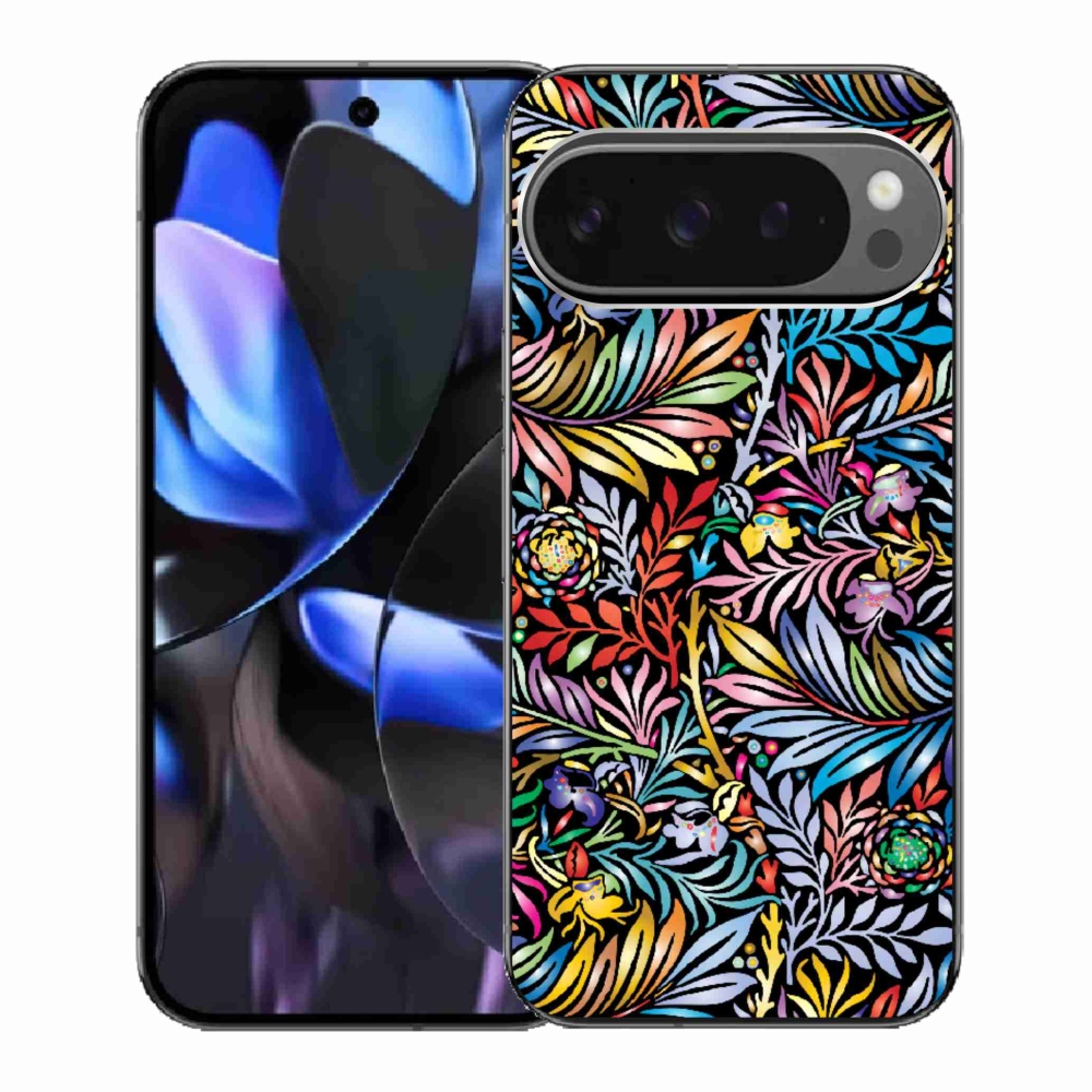 Gelový kryt mmCase na Google Pixel 9 Pro - květiny 5