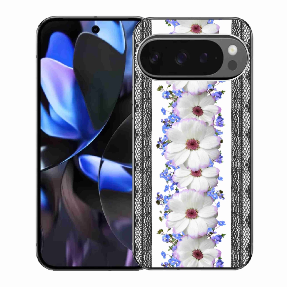 Gelový kryt mmCase na Google Pixel 9 Pro - květiny 8