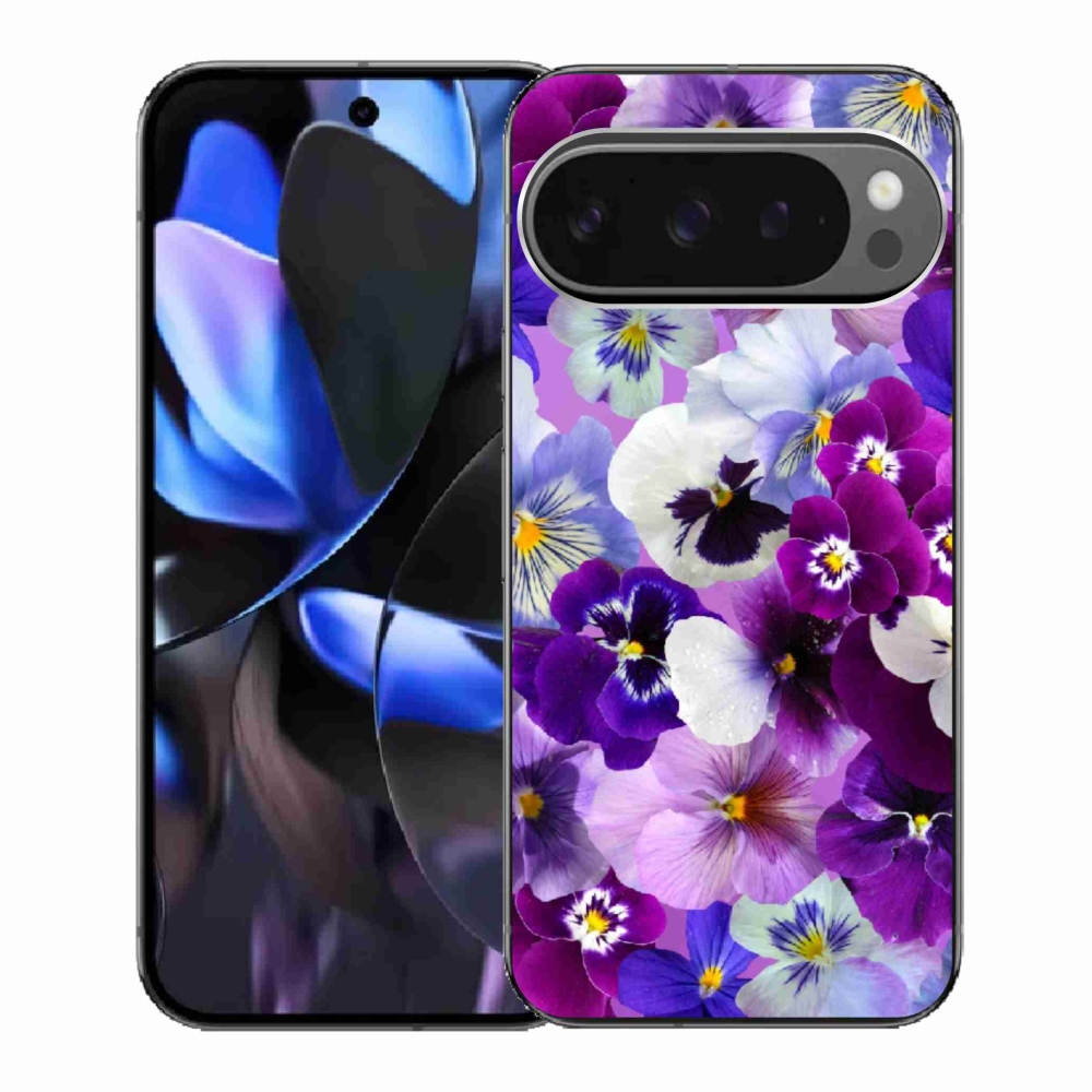 Gelový kryt mmCase na Google Pixel 9 Pro - květiny 9