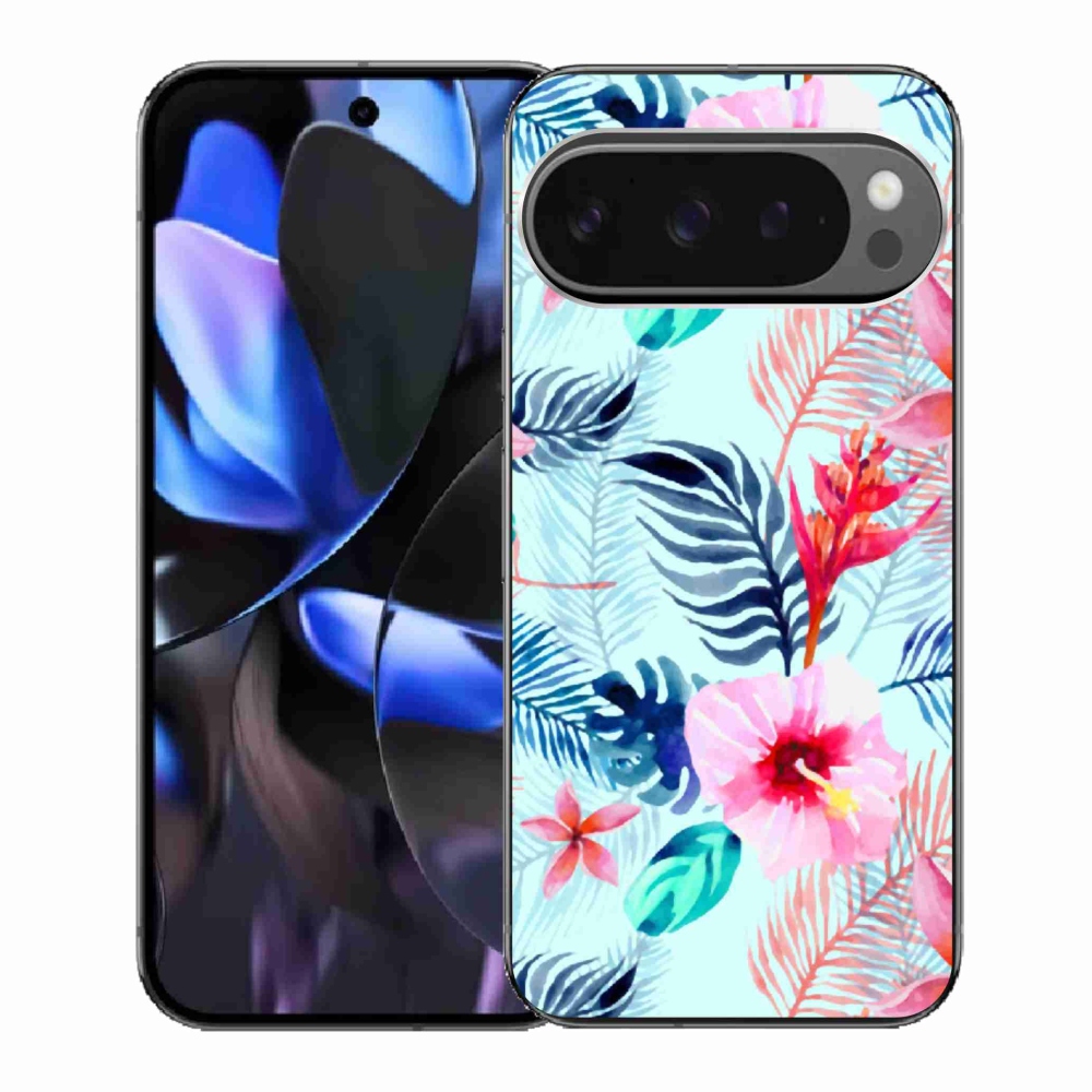 Gelový kryt mmCase na Google Pixel 9 Pro - květiny