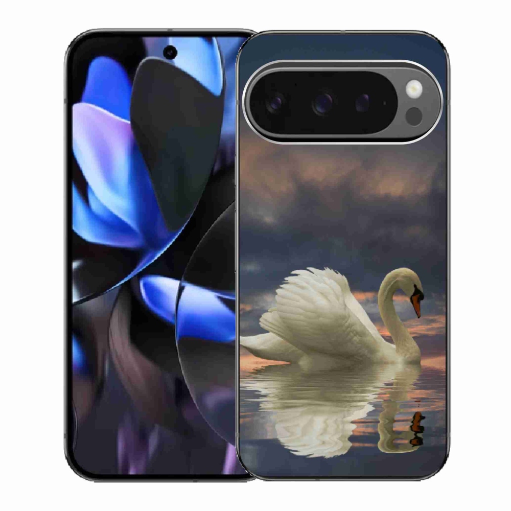 Gelový kryt mmCase na Google Pixel 9 Pro - labuť