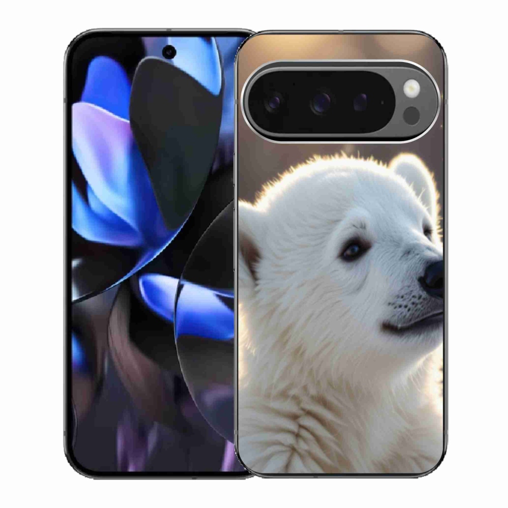 Gelový kryt mmCase na Google Pixel 9 Pro - lední medvěd