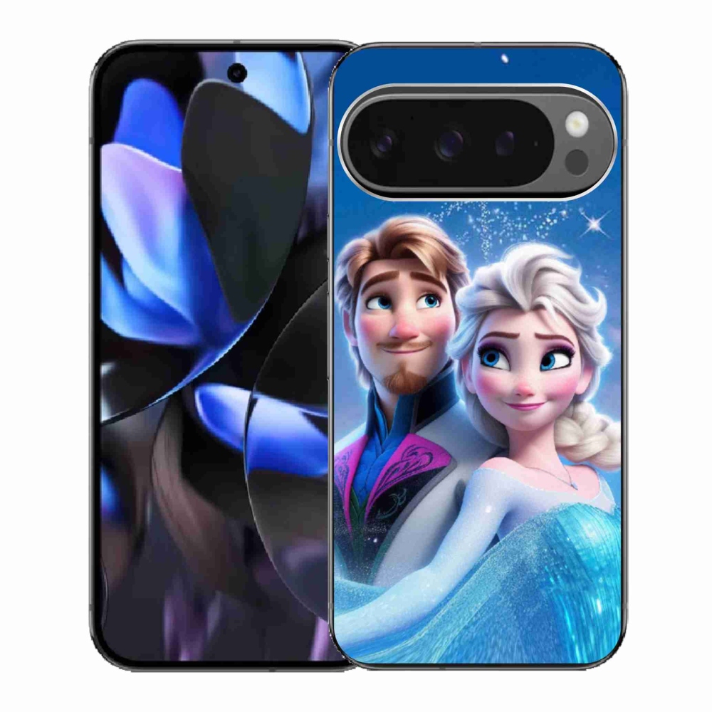 Gelový kryt mmCase na Google Pixel 9 Pro - ledové království 1