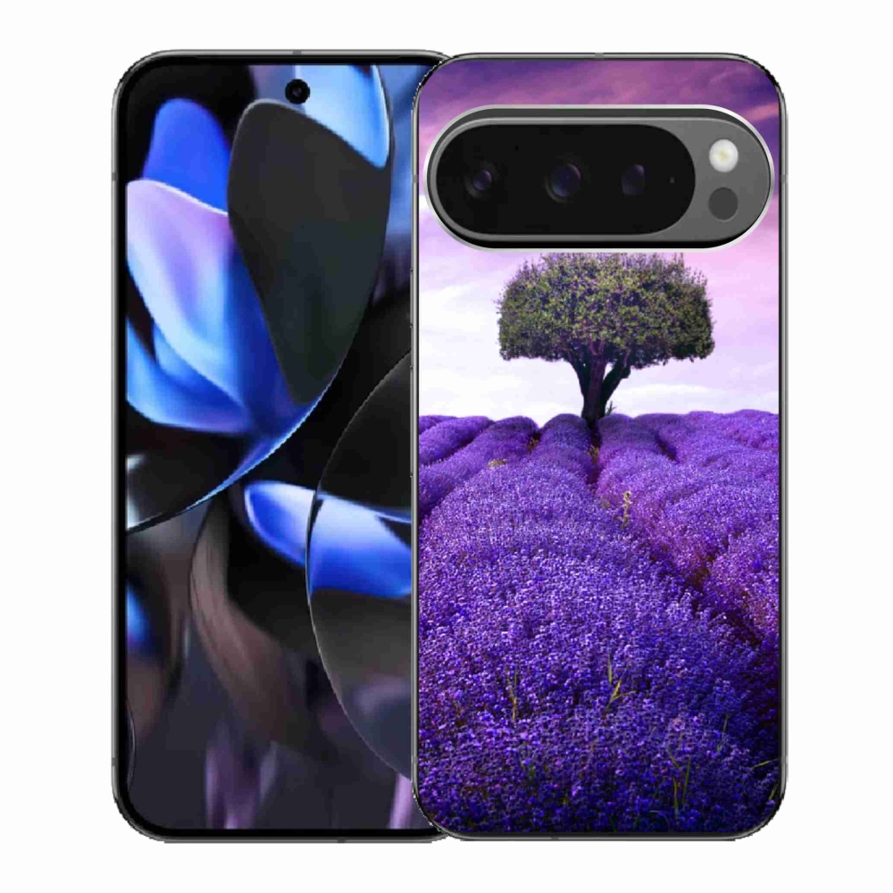 Gelový kryt mmCase na Google Pixel 9 Pro - levandulová louka