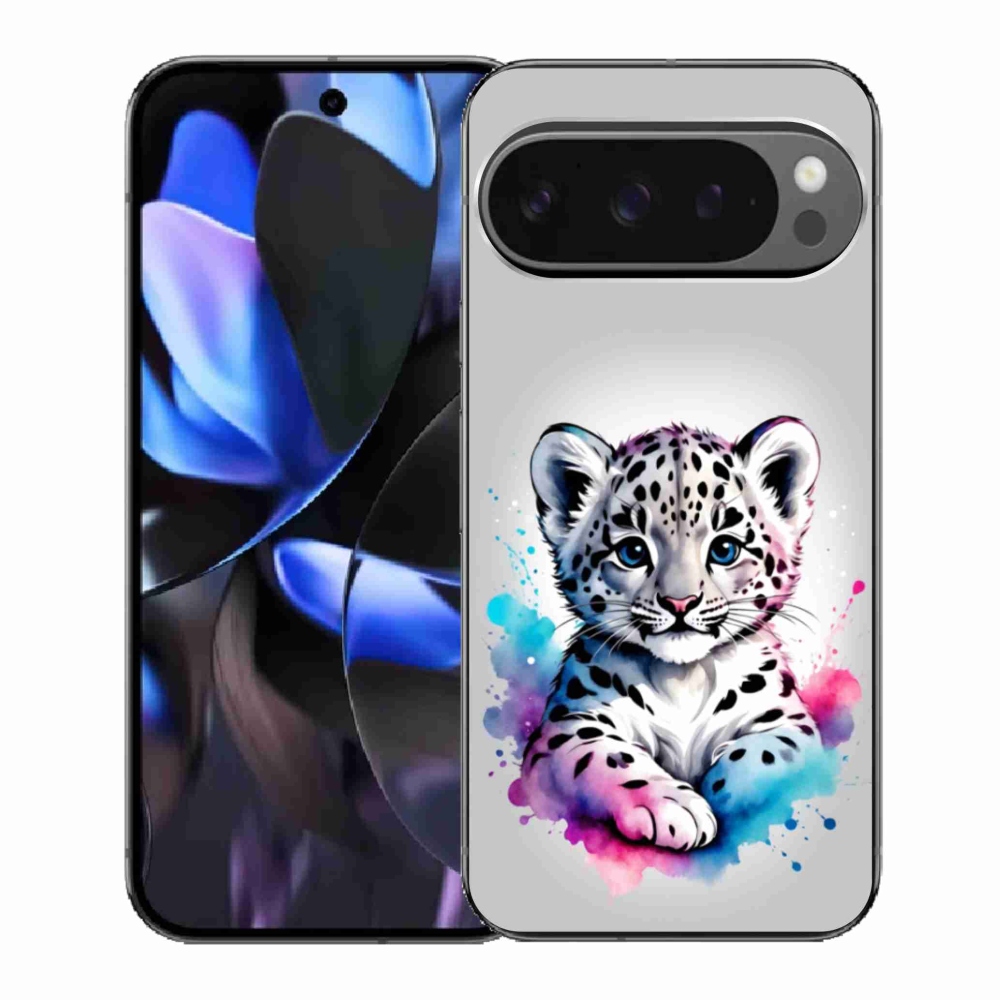 Gelový kryt mmCase na Google Pixel 9 Pro - levhartí mládě